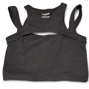 cutout garage cropped tank
